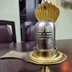 1.25 Kgs Parad Shivling with a encarved "TRIPUND" standing 3 inches in height & having a circumference of 6 inches seated on a Golden Brass Base along with a revolving Serpent