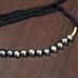 Parad Bead Kandora (adjustable waist band) containing 18 Parad Beads weighing 5 grams each made in a Black cotton thread.