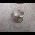 Female Parad Finger Ring containing 5 Gram Parad Stone encapsulated in Pure Silver Metal Band weighing in total 9.590 Grams
